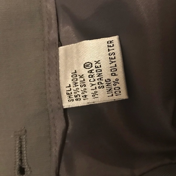 Talbots Gray Stretch Pencil Skirt Size 6 - Picture 7 of 7